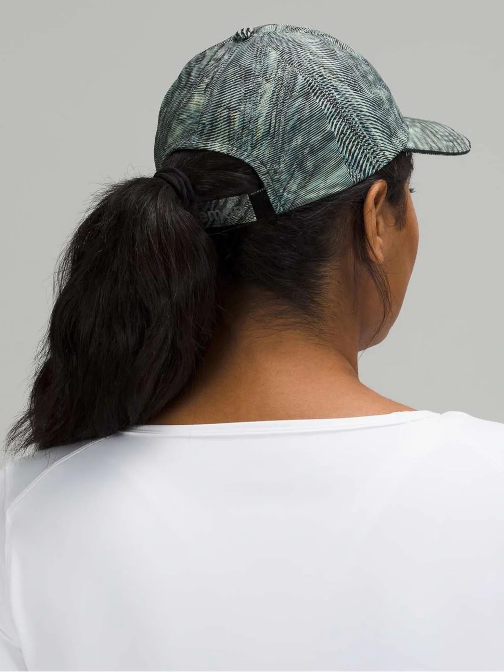 Lululemon Fast and Free Womens Run Hat Dimensional Icing Blue Multi OS Training